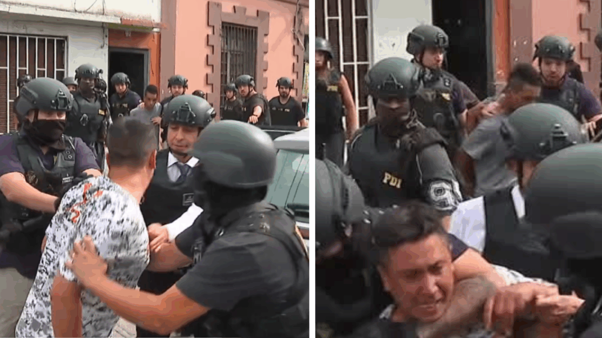 Esposo de mujer asesinada se abalanzó contra vecino detenido en Santiago