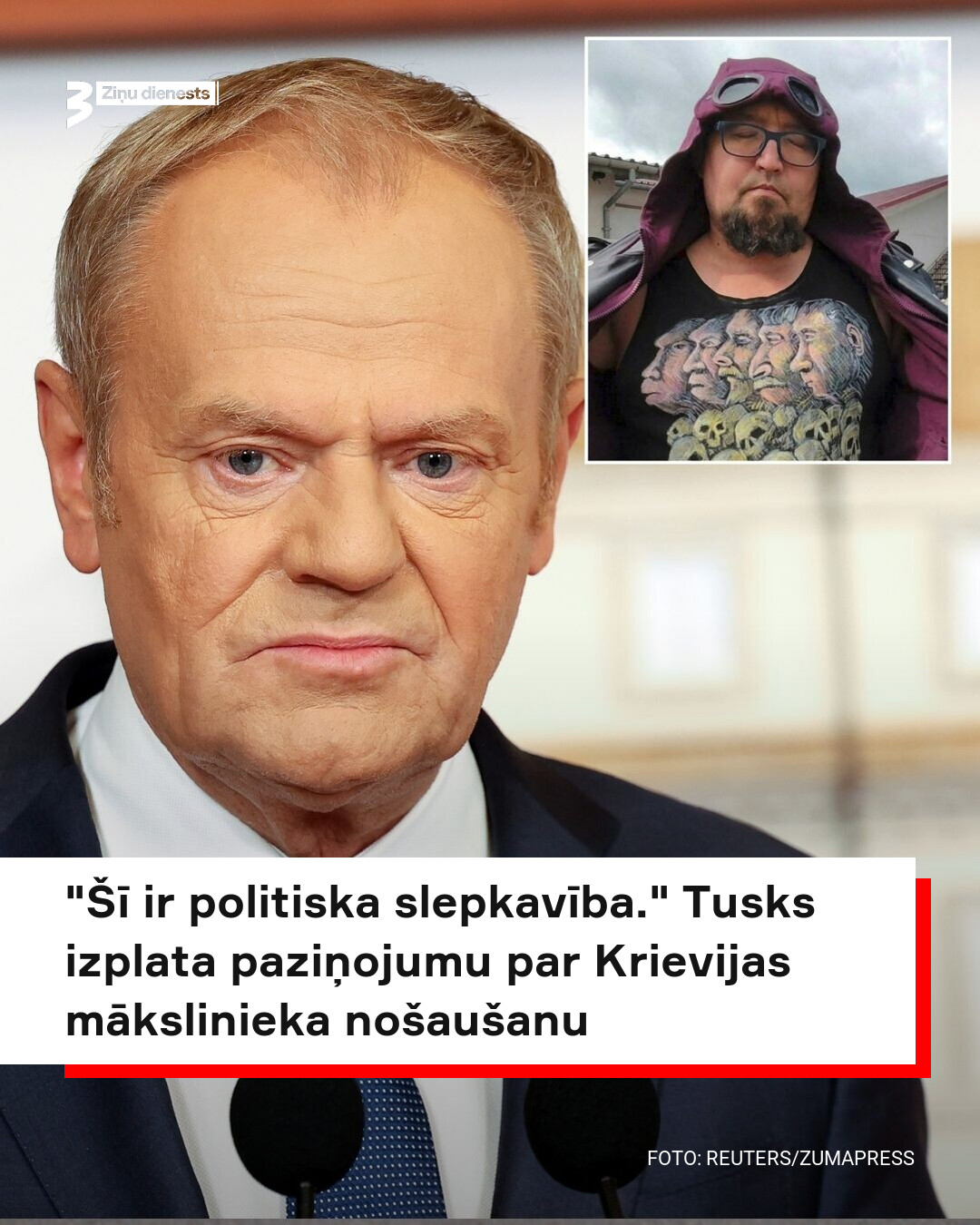 Premier Polski: zabójstwo rosyjskiego artysty to zabójstwo polityczne