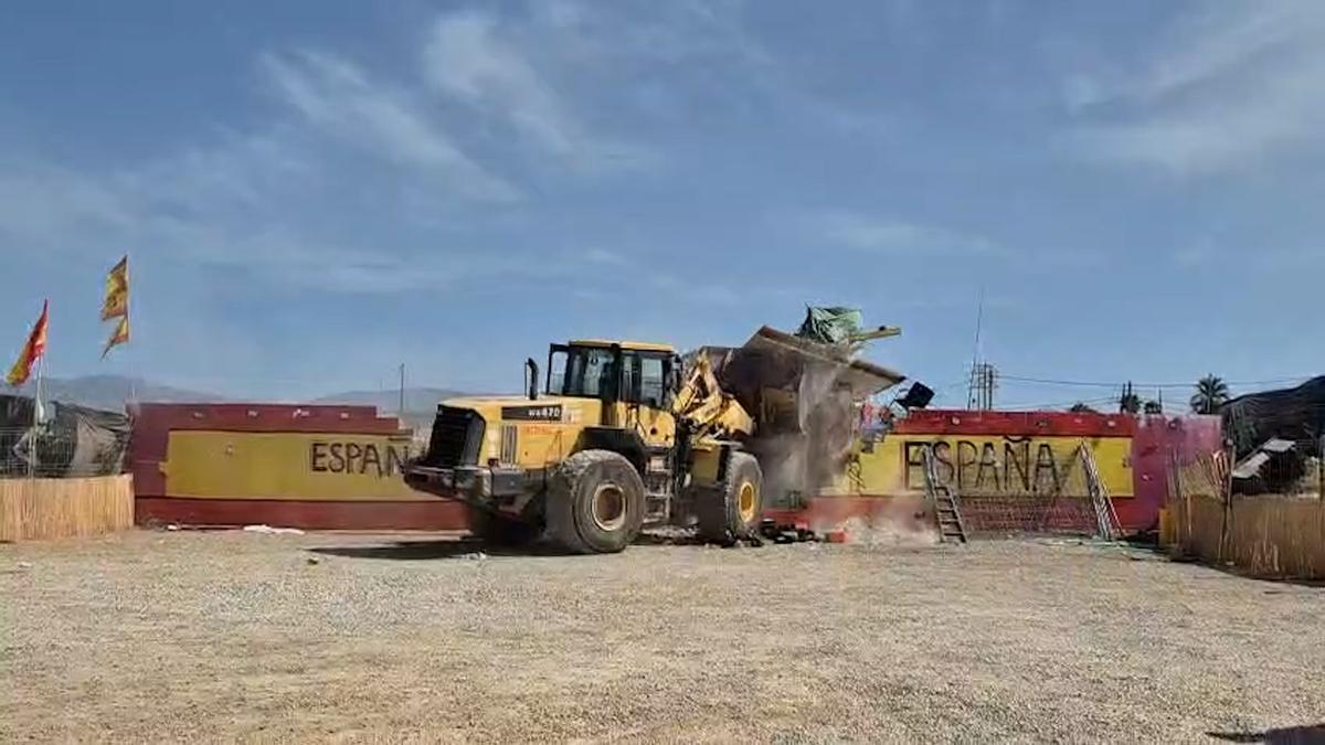 Redada en el poblado de Son Banya contra el tráfico de drogas y construcciones sin licencia