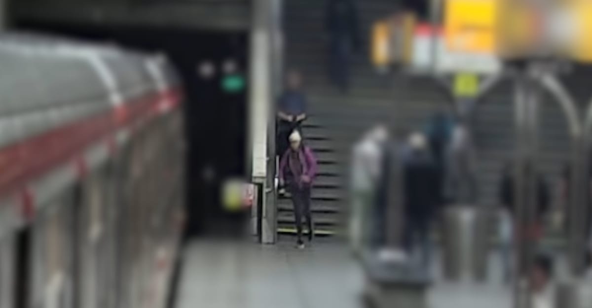 Neznámý muž napadl v pražském metru ženu a pokusil se jí vzít batoh. Policie žádá o pomoc