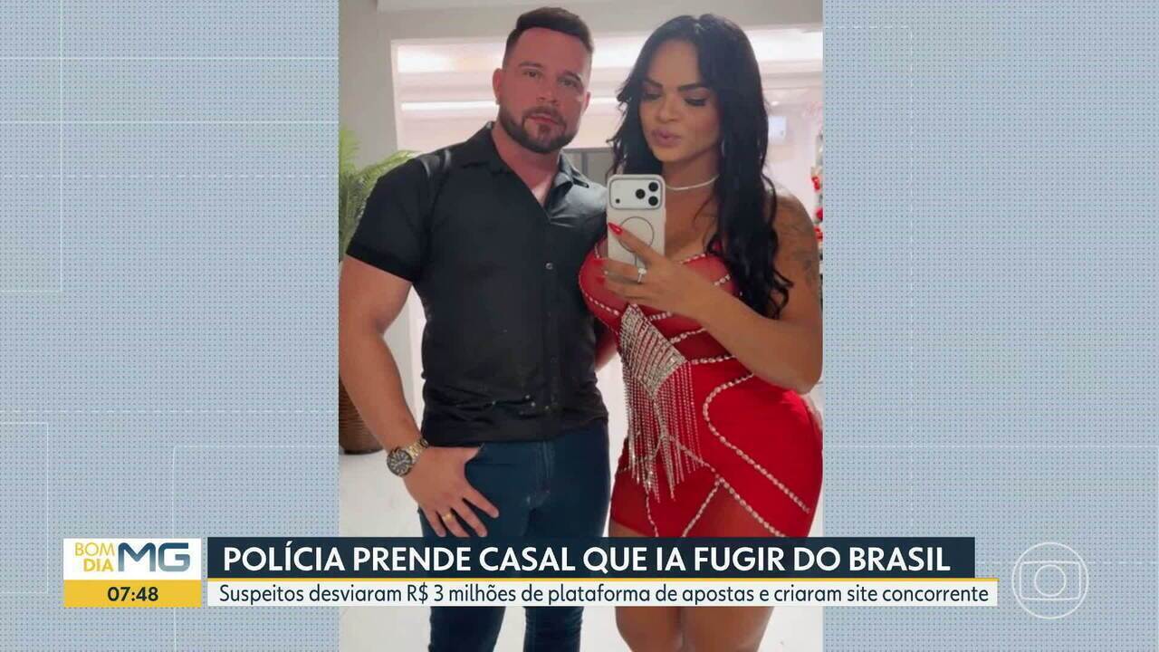 Casal é preso ao tentar fugir do Brasil após desviar R$ 3 milhões de plataforma de apostas