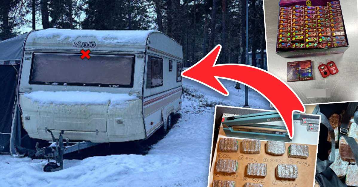 Husvagn på camping avslöjad som narkotikalager – två döms