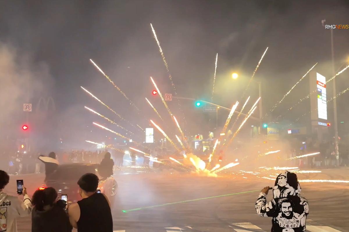 Unlawful Street Gathering in LA Halts Ambulance, Police Fail to Apprehend Participants