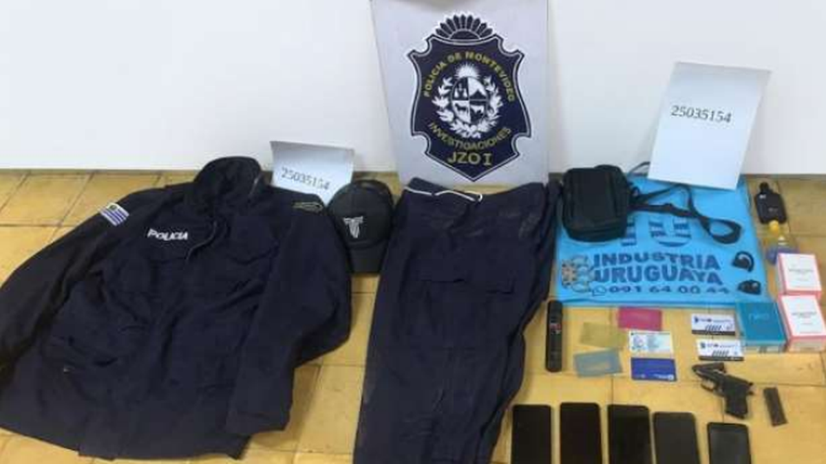 Asaltante de farmacia fue aprehendido vestido con ropa de agente policial