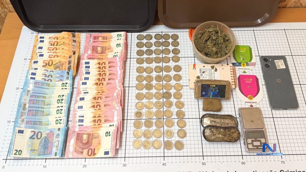 Jovem de 24 anos detido em Penafiel por tráfico de estupefacientes