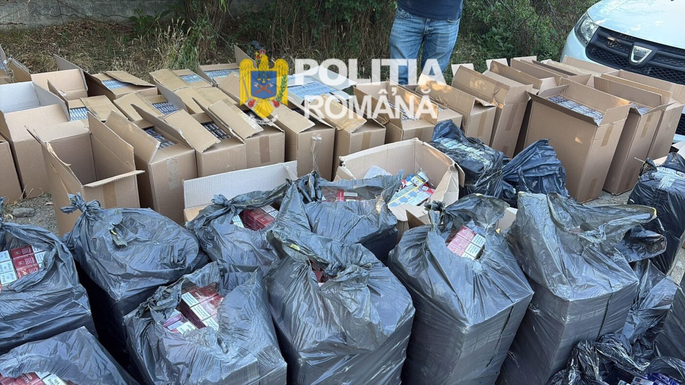Bărbat din Craiova, reținut pentru contrabandă cu peste jumătate de milion de țigarete