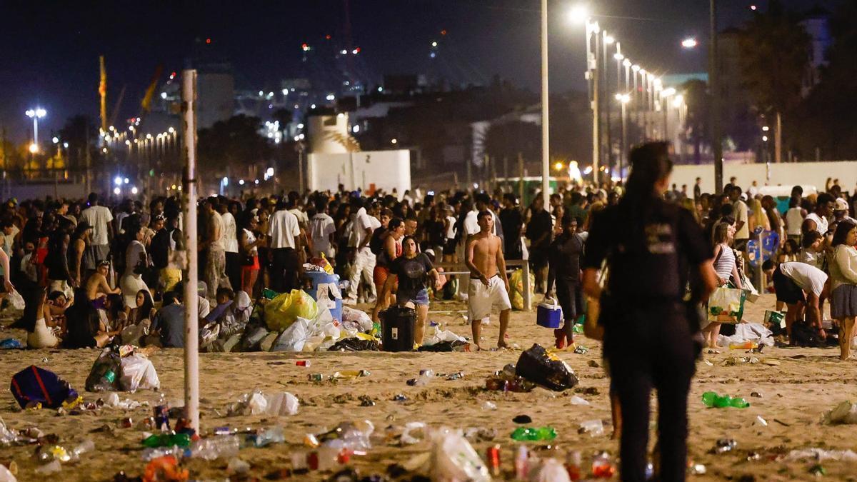 Un menor detenido por violación durante la noche de San Juan en Valencia