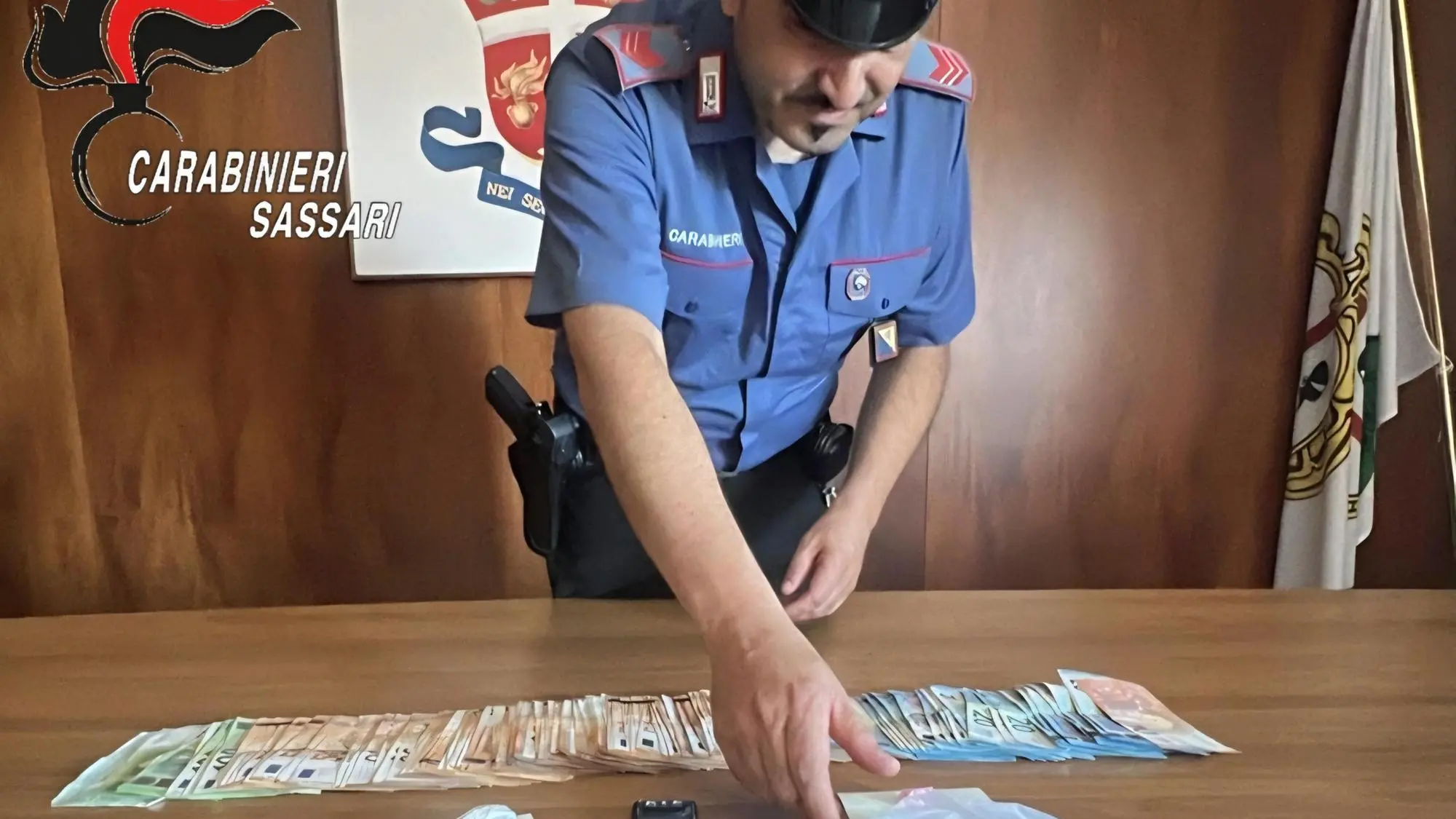 Arrestato a Sassari con 160 grammi di cocaina nascosti in casa