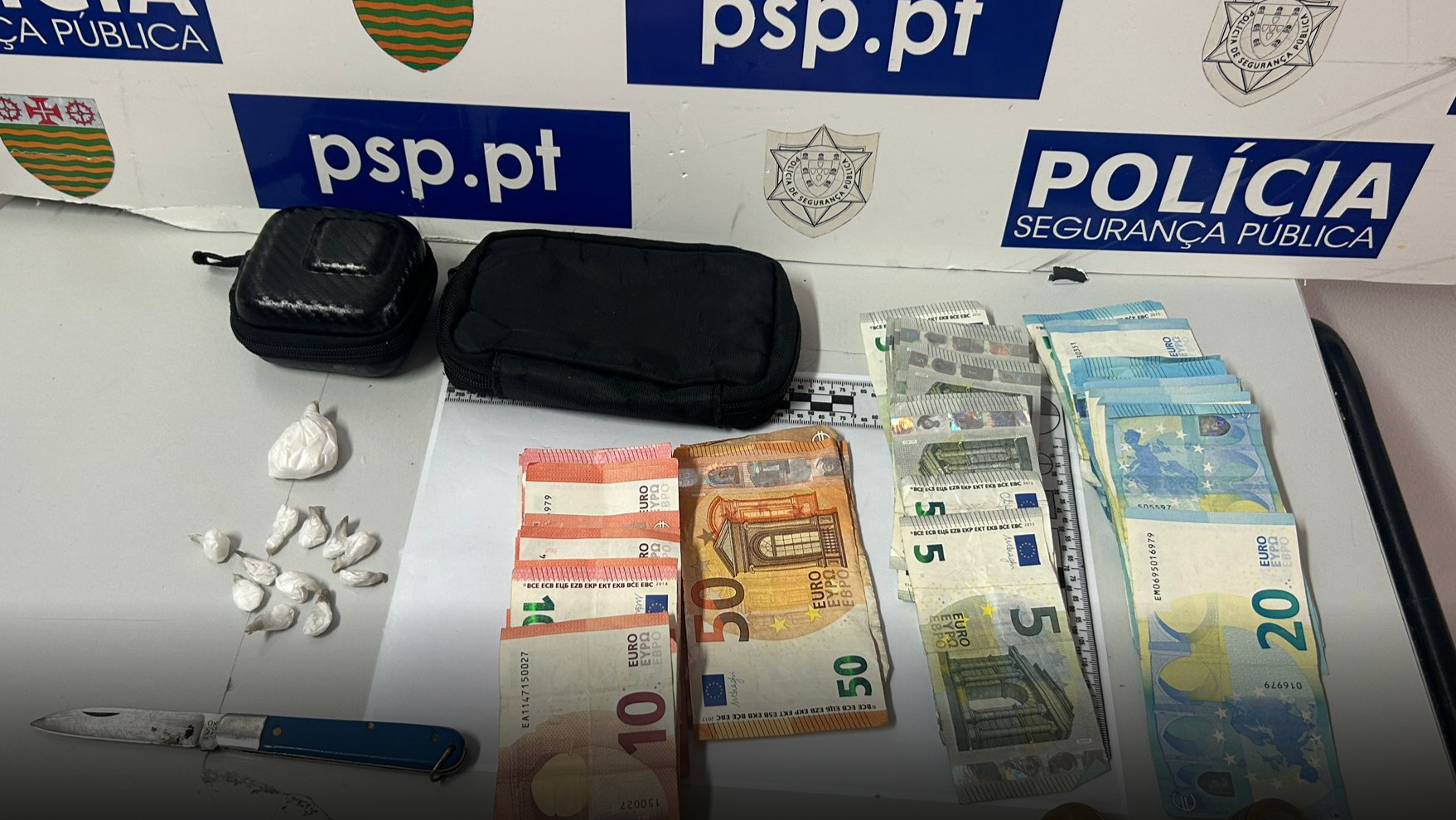 Operação policial no Funchal resulta em apreensão de substâncias ilícitas