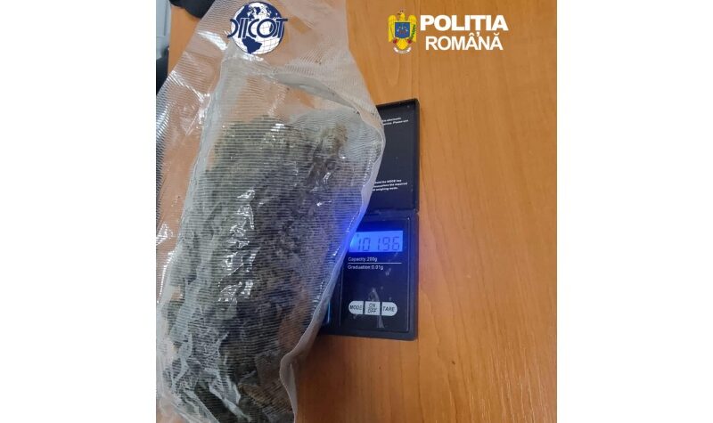 Tânăr de 20 de ani din Mehedinți, arestat preventiv pentru trafic de droguri