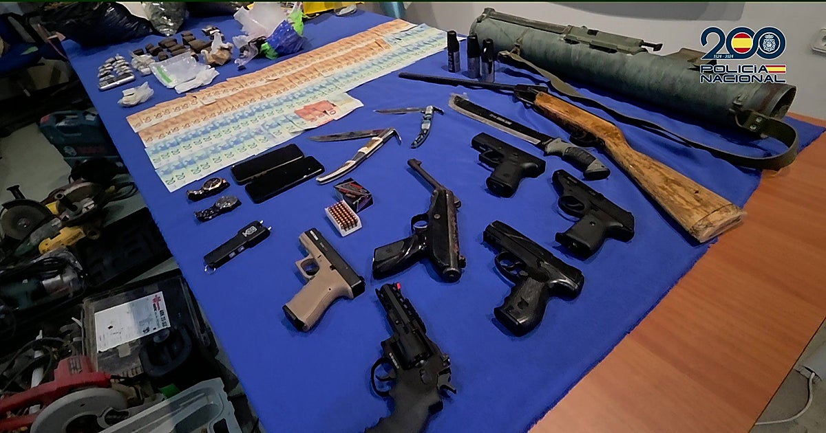 Once detenidos y un lanzacohetes C90 incautado en operación antidroga en Talavera de la Reina