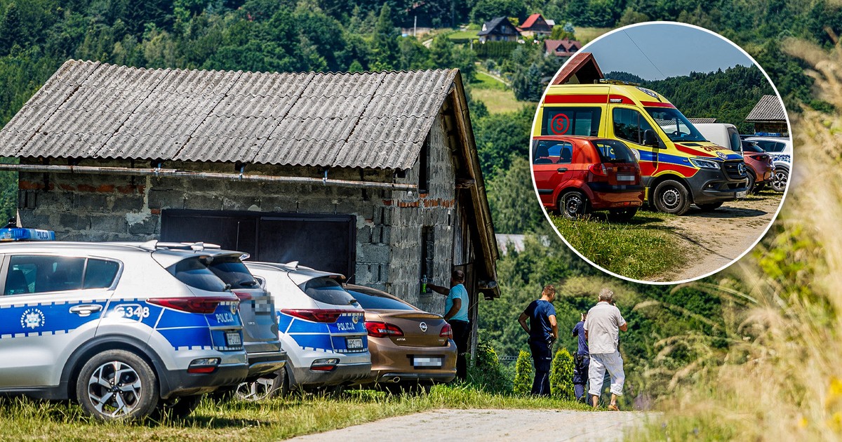 Atak nożownika w Łękawicy. Dwie osoby ranne, sprawca zatrzymany