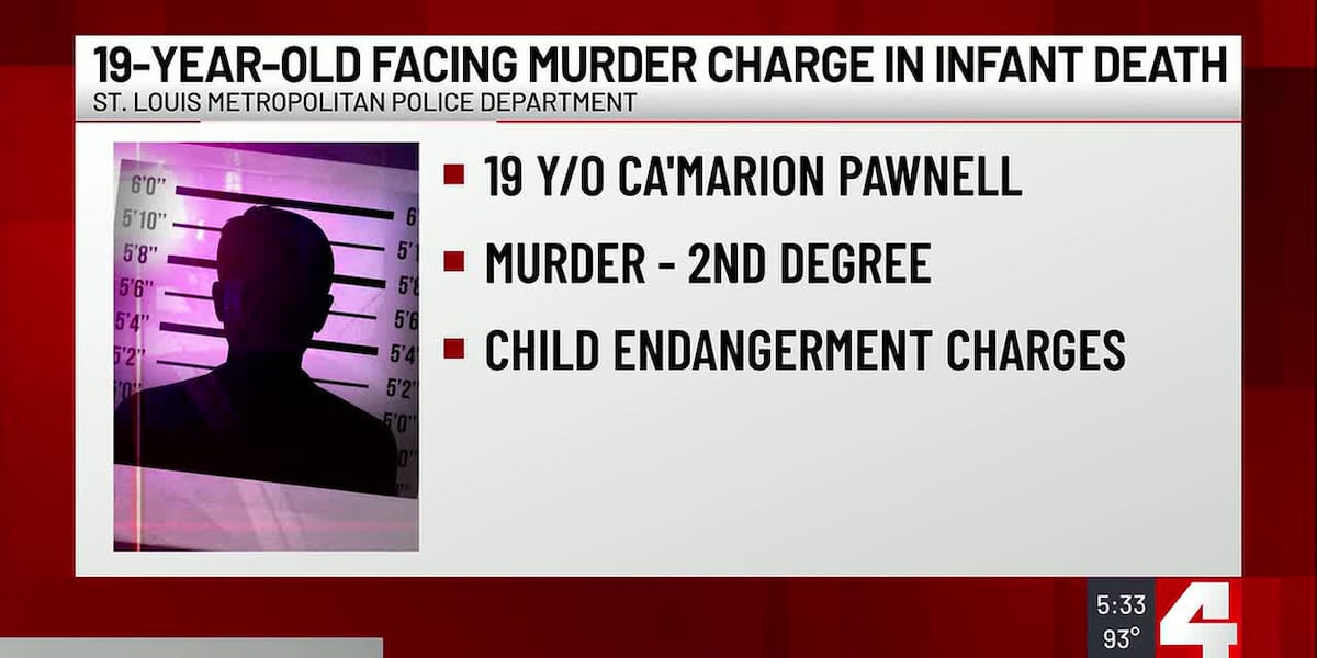 St. Louis Father Faces Murder Charge After Infant Daughter Killed by Child Who Found Hidden Gun