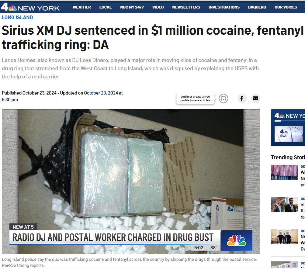 Ex-Radio Host Gets Prison Time for Million-Dollar Narcotics Ring