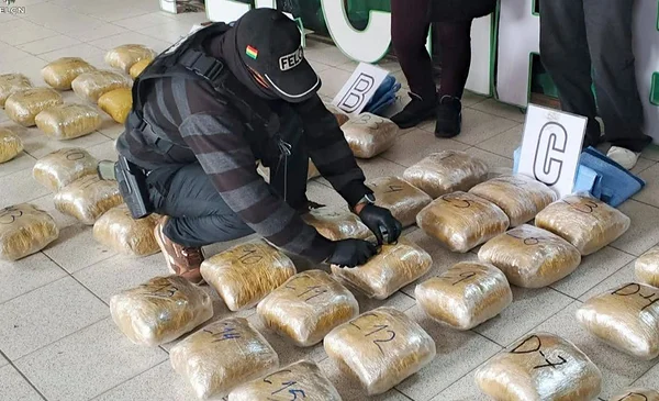 Siete detenidos y 38 kilos de cocaína incautados en cinco operativos en El Alto