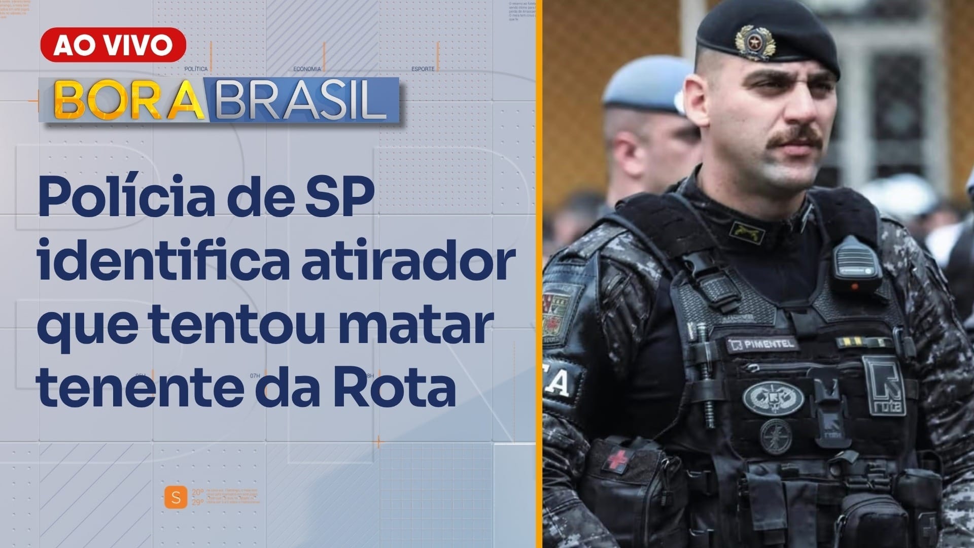 Atirador que baleou tenente da Rota em São Caetano é identificado pela polícia