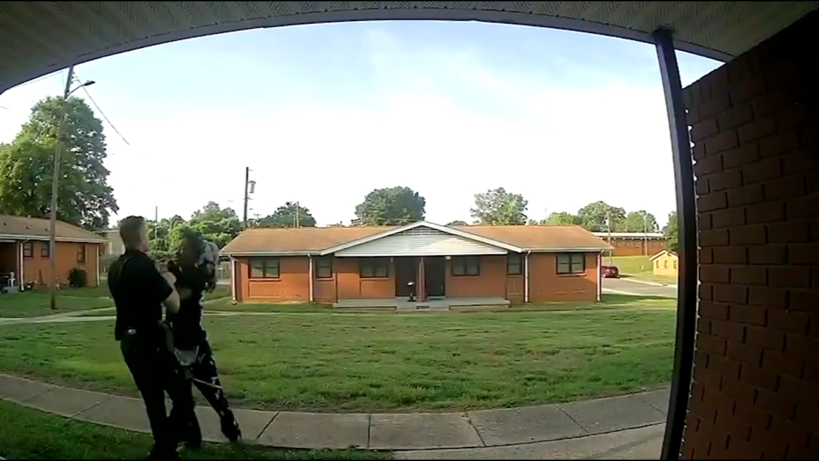 Former Shelby officer fired and charged after punching woman on doorbell camera