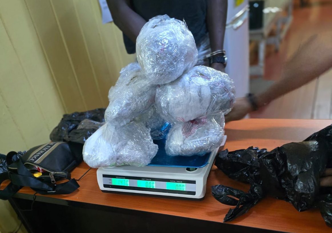 Vendor detained after cannabis seizure in Ruimveldt