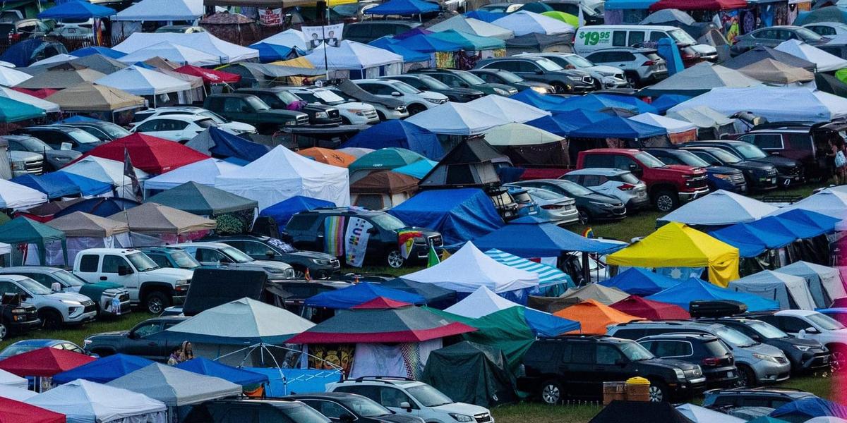 Dead baby found in portable toilet at Michigan music festival
