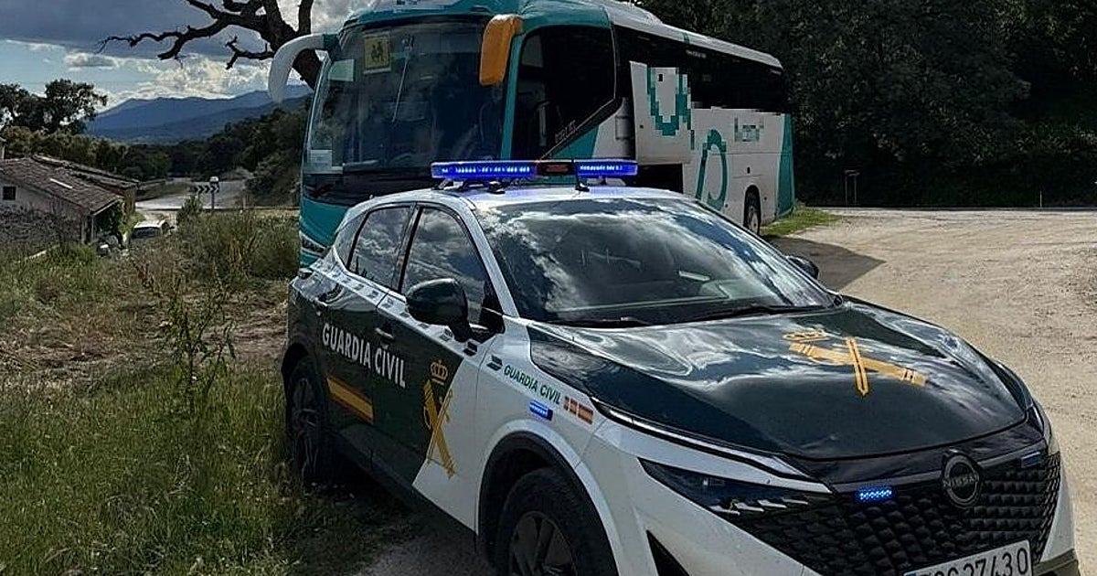 Detenido el conductor de un autobús escolar en Ávila por dar positivo en alcohol y drogas