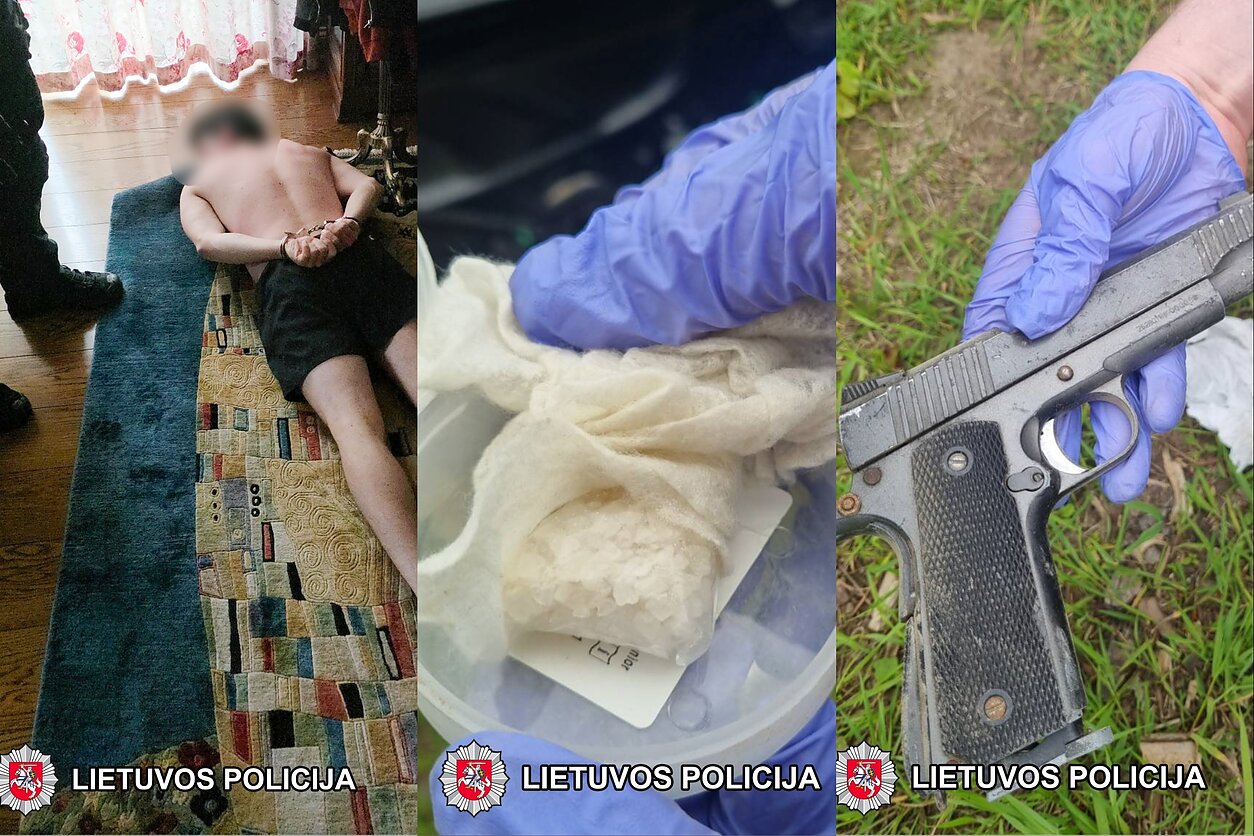 Vilniaus teisėsauga sučiupo ginkluotą gaują, pagrobusią vyrą ir reikalavusią šimtatūkstantinės išpirkos