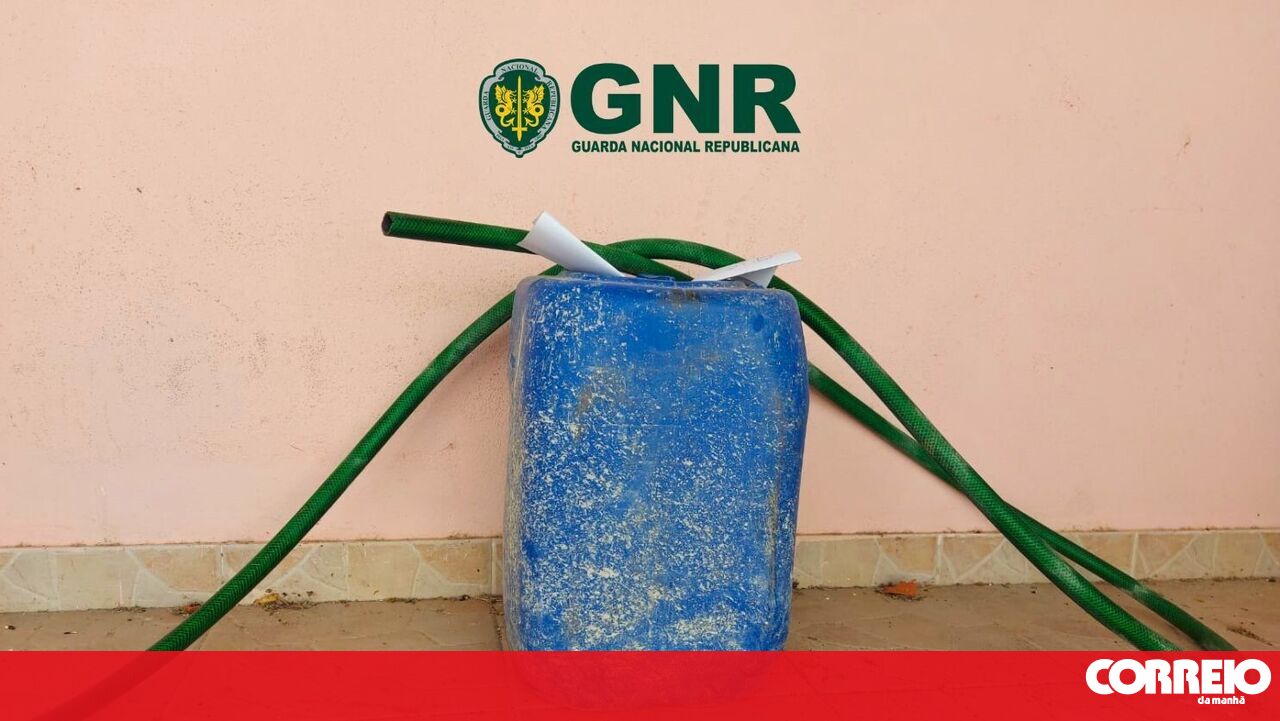 GNR apanha ladrão de combustível em comboio na zona de Palmela