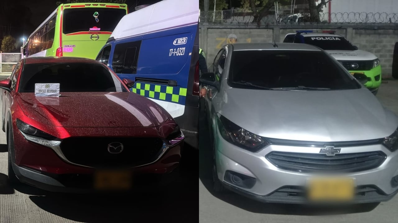 Cinco capturados en Bogotá por intentar robar cuatro vehículos en Kennedy