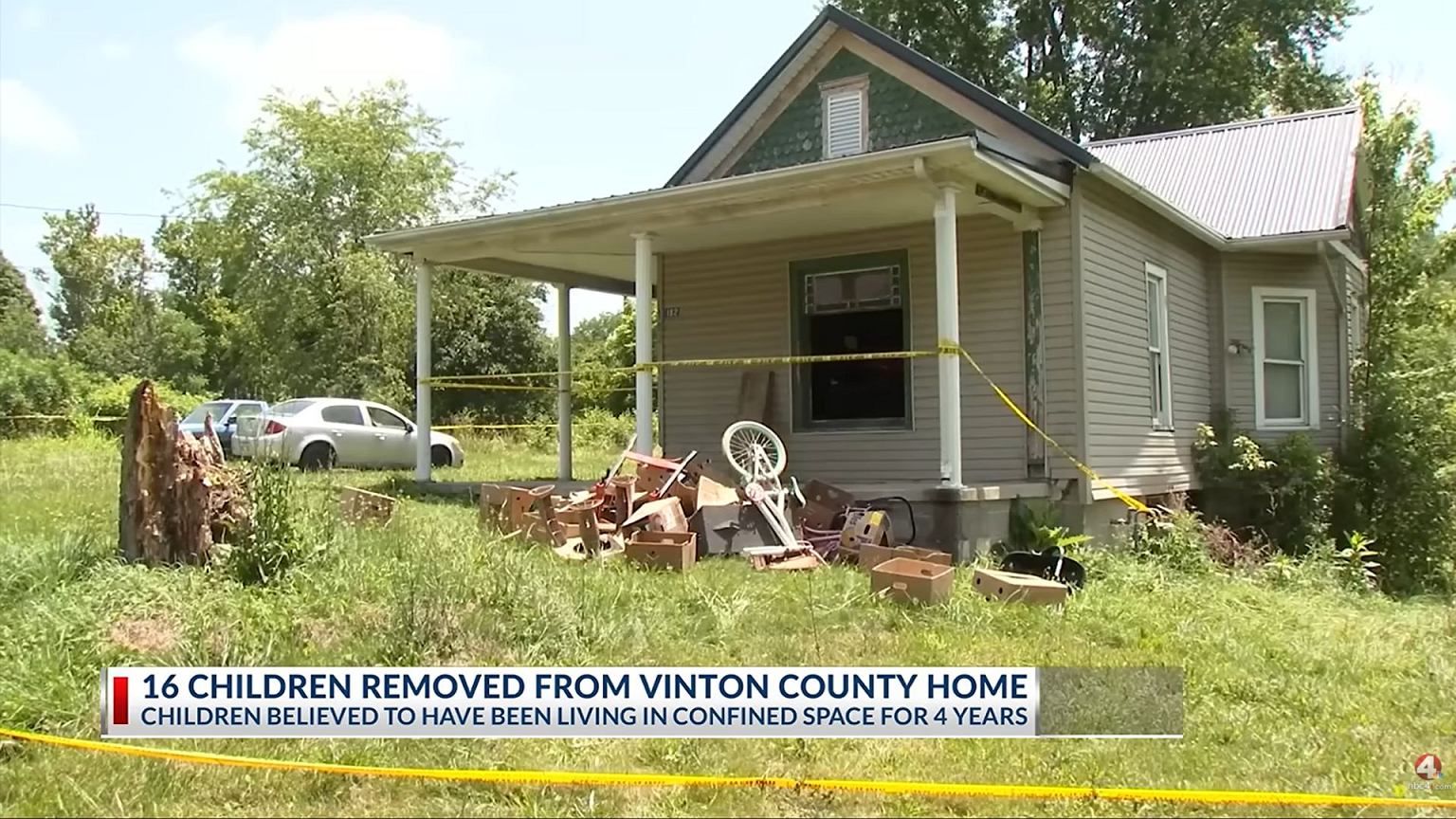 Sixteen Minors Discovered in Filthy Ohio Home; Four Family Members Jailed