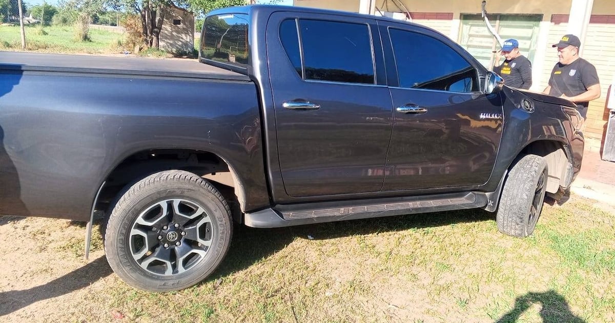 Policía asunceno detenido con camioneta hurtada en Presidente Hayes