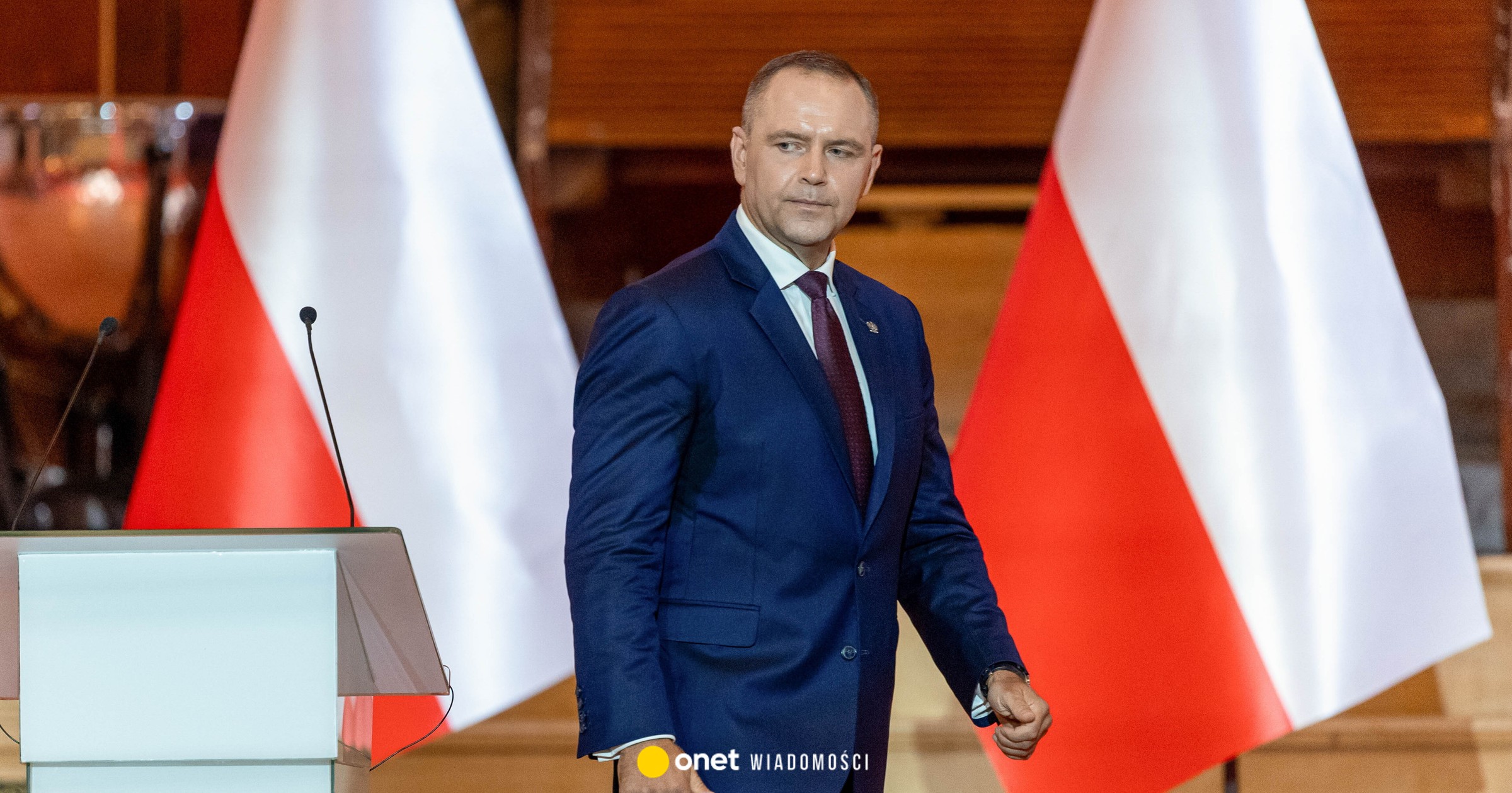 77-latek zatrzymany za groźby bombowe pod adresem Karola Nawrockiego