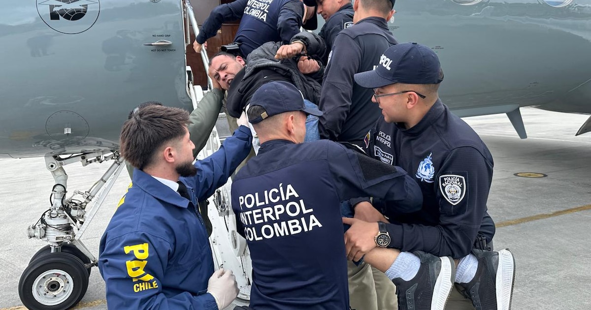 Colombia extraditó a Chile a presunto jefe del Tren de Aragua acusado de matar a un carabinero