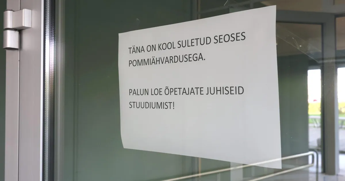 Tallinna haridusasutused said järjekordse massilise pommiähvarduse