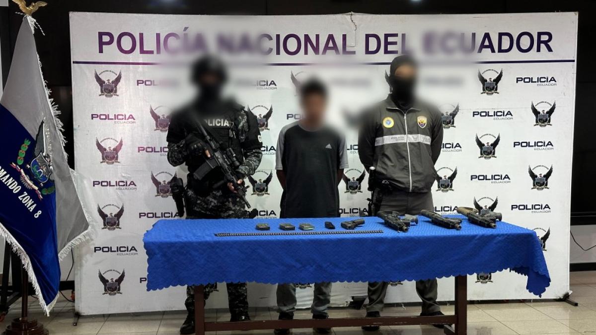 Allanamiento en Guayaquil deja decomiso de drogas y fusiles vinculados a banda criminal